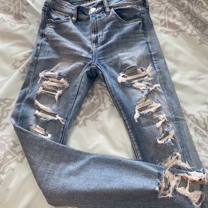 Ne(x)t level stretch regular length ripped jeans